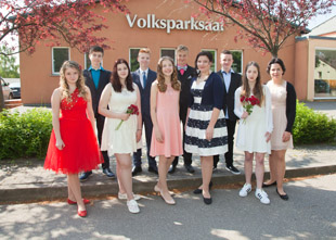 Klassenfoto der Regionalen Schule Tessin Klasse 8a