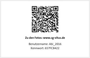 QR-Code und Zugangsdaten zu den Fotos der Abi Zeugnisübergabe Sanitz 2016