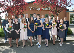 Klassenfoto der Regionalen Schule Sanitz 8b